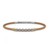 Best Sale Zancan Leather Bracelet With Silver Tag. Bracelets