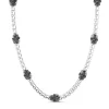 Flash Sale Zancan Link-Only Silver Necklace With Skulls. Colliers