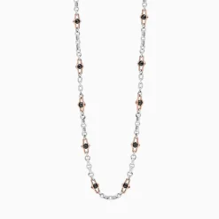 Clearance Zancan Men'S White Gold Necklace With Diamonds Colliers