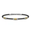 Flash Sale Zancan Natural Leather Bracelet With Silver Elements. Bracelets