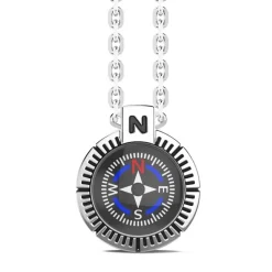 Outlet Zancan Necklace With Silver Compass. Colliers