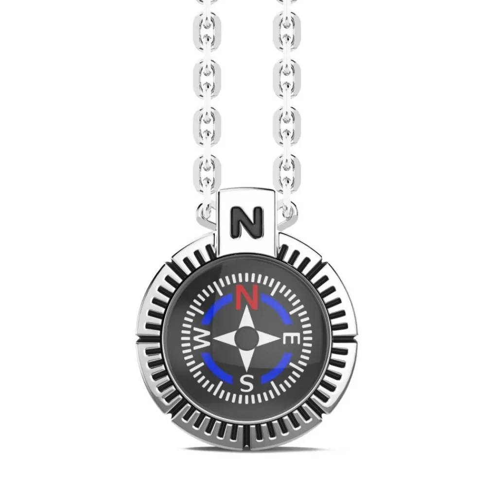 Outlet Zancan Necklace With Silver Compass. Colliers