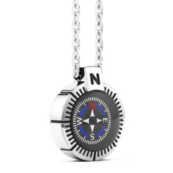 Outlet Zancan Necklace With Silver Compass. Colliers