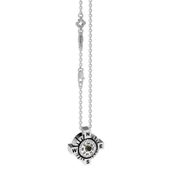 Flash Sale Zancan Necklace With White Silver Compass. Colliers