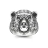 Online Zancan Ring With Silver Bear. Bagues