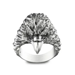 Clearance Zancan Ring With Silver Eagle. Bagues