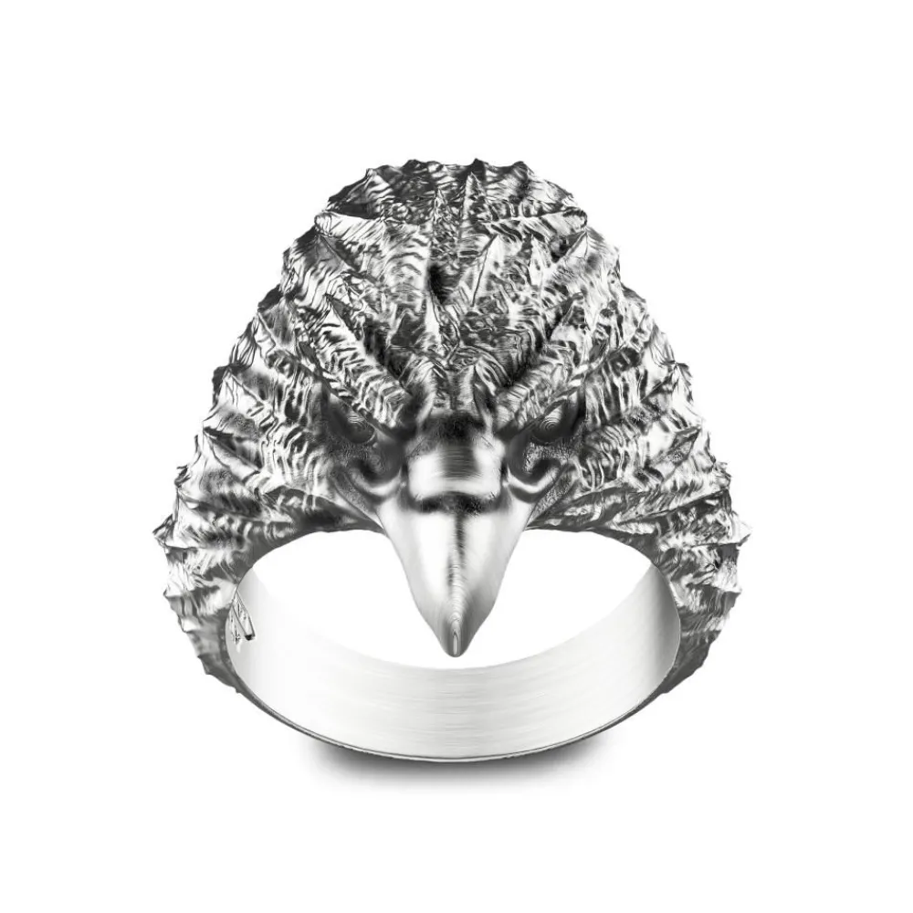 Clearance Zancan Ring With Silver Eagle. Bagues