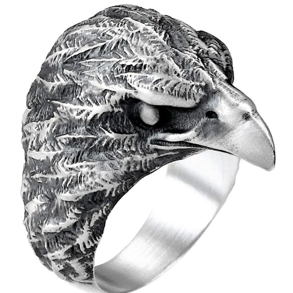 Clearance Zancan Ring With Silver Eagle. Bagues