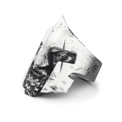 New Zancan Ring With Silver Spartan. Bagues