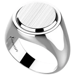 Cheap Zancan Round Silver Signet Ring. Bagues