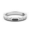 Best Sale Zancan Silver And Black Stone Band Ring. Bagues
