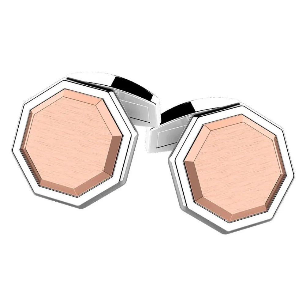 Cheap Zancan Silver And 18K Gold Cufflinks. Boutons De Manchette