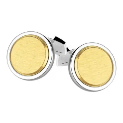 Sale Zancan Silver And 18K Gold Cufflinks. Boutons De Manchette