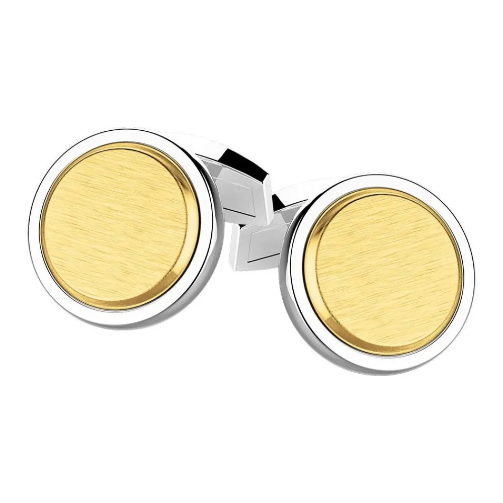 Sale Zancan Silver And 18K Gold Cufflinks. Boutons De Manchette