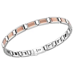 Best Sale Zancan Silver And 18K Rose Gold Link-Only Bracelet. Bracelets