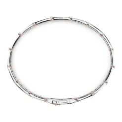 Shop Zancan Silver And Rose Gold Men'S Bracelet. Bracelets