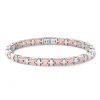 Fashion Zancan Silver And Rose Gold Men'S Bracelet. Bracelets