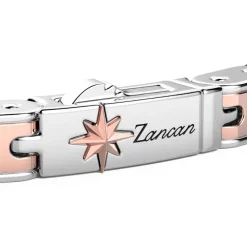 Fashion Zancan Silver And Rose Gold Men'S Bracelet. Bracelets