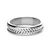 Cheap Zancan Silver Band Ring. Bagues