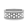 Hot Zancan Silver Band Ring. Bagues
