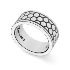 Hot Zancan Silver Band Ring. Bagues
