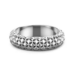 Store Zancan Silver Band Ring. Bagues