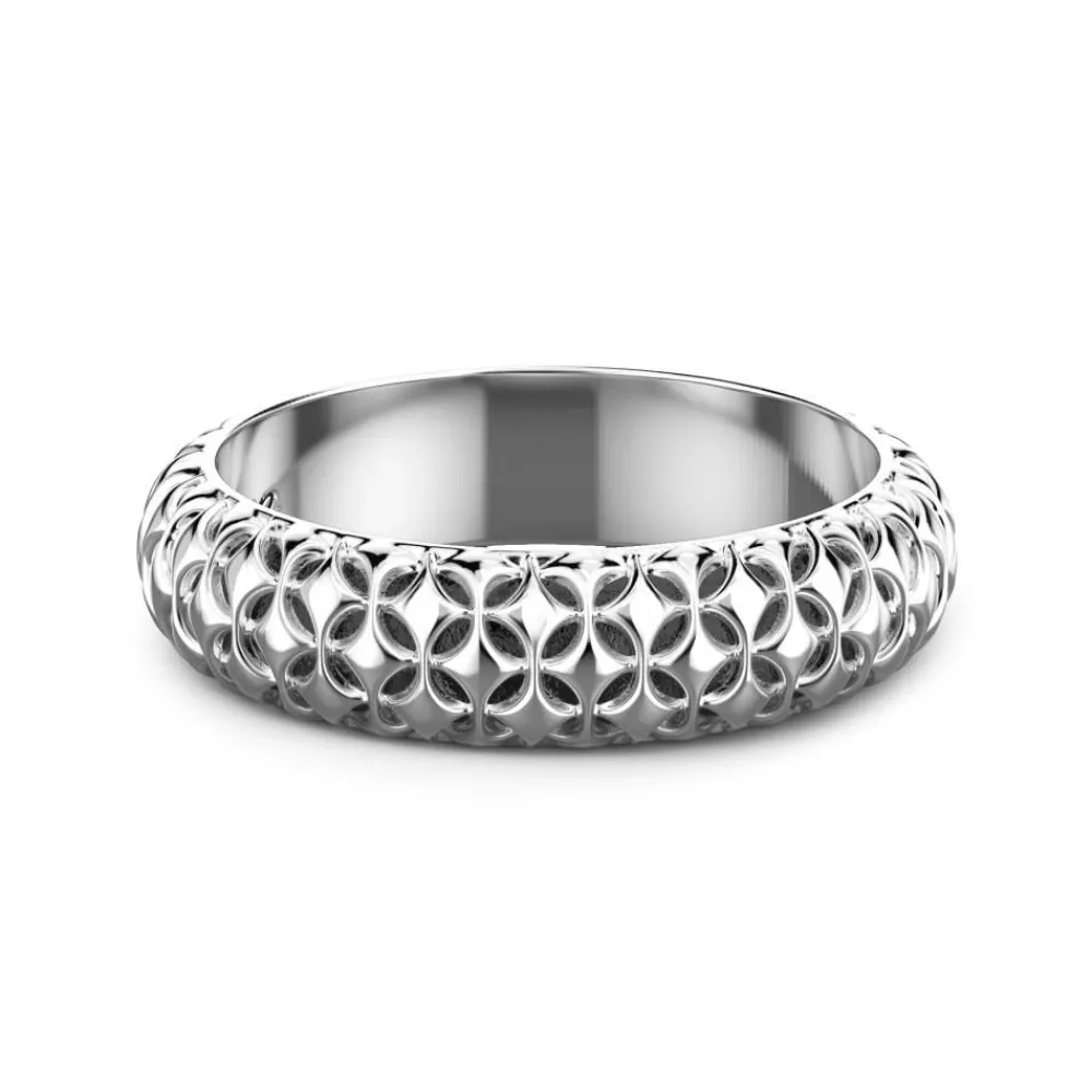 Store Zancan Silver Band Ring. Bagues
