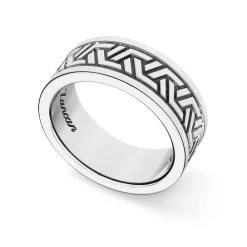 Online Zancan Silver Band Ring. Bagues