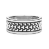 Fashion Zancan Silver Band Ring. Bagues