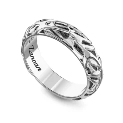 New Zancan Silver Band Ring. Bagues