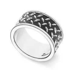 New Zancan Silver Band Ring. Bagues