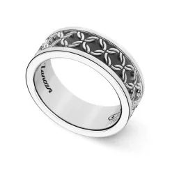 New Zancan Silver Band Ring. Bagues