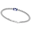 Cheap Zancan Silver Beads Bracelet With Nautical Flag. Bracelets