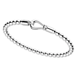 Best Sale Zancan Silver Beads Bracelet With Lobster Clasp Closure. Bracelets