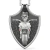 Flash Sale Zancan Silver Biker Necklace. Colliers