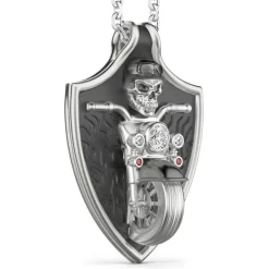 Flash Sale Zancan Silver Biker Necklace. Colliers