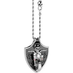 Flash Sale Zancan Silver Biker Necklace. Colliers