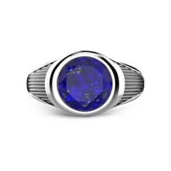 Cheap Zancan Silver Blue Stone Ring. Bagues