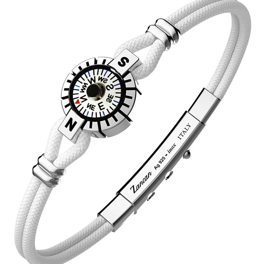 Cheap Zancan Silver Bracelet With Compass. Bracelets