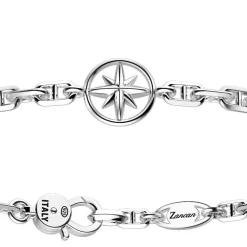 New Zancan Silver Bracelet With Wind Rose. Bracelets