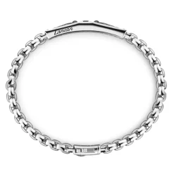 Best Zancan Silver Bracelet With Tag And Black Stone. Bracelets