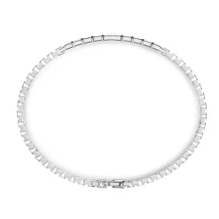 Hot Zancan Silver Bracelet With Tag And Black Stones. Bracelets