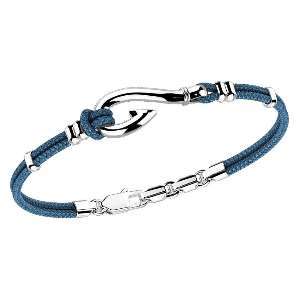 Fashion Zancan Silver Bracelet With Silver Hook. Bracelets