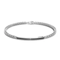 Online Zancan Silver Bracelet With Tag. Bracelets