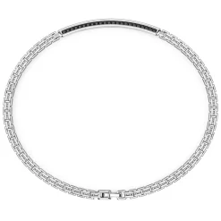 Best Sale Zancan Silver Bracelet With Tag And Black Stones. Bracelets