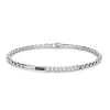 Outlet Zancan Silver Bracelet With Tag And Black Stones. Bracelets