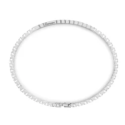 Outlet Zancan Silver Bracelet With Tag And Black Stones. Bracelets