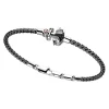 Best Zancan Silver Bracelet With Anchor And Black Stones. Bracelets