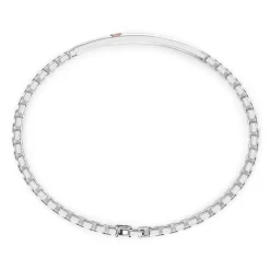 Clearance Zancan Silver Bracelet With Tag, Black Stones And Rose Gold Screw. Bracelets