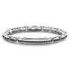 Fashion Zancan Silver Bracelet With Tag And Black Stones. Bracelets